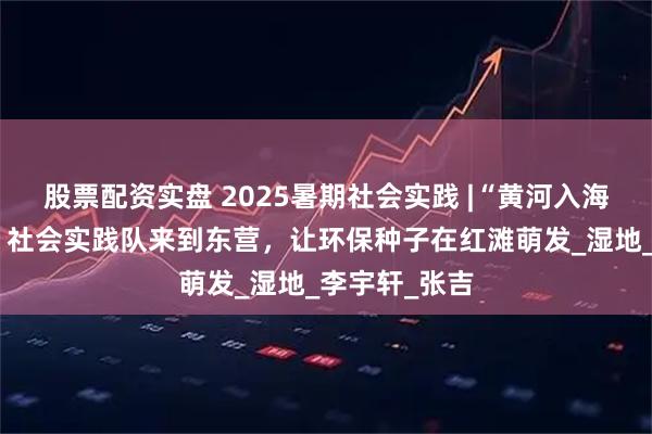 股票配资实盘 2025暑期社会实践 |“黄河入海，环保入心”社会实践队来到东营，让环保种子在红滩萌发_湿地_李宇轩_张吉